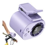 Handheld Desk Blower - Multi Directional Swivel Base Clamp, Air Circulation Automotive Vehicle Screen, Compact Outdoor Stroller Fan | Refreshing Breeze Tabletop Utility Mount for Home Picnic Seat