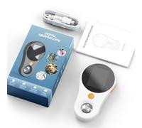 Handheld Digital Microscope, 500X Magnification 2MP 1920x1080P HD Portable Microscope, Handheld Magnifying Glass for Kids and Adults (Blanc)