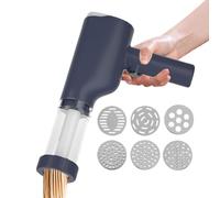 Handheld Electric Noodle Machine - Rechargeable Noodle Maker Cutter, Automatic Electric Noodle Press With 6 Moulds, Cordless Pasta Maker For Kitchen & Restaurant Electric Noodle Cutter - Handheld Rech