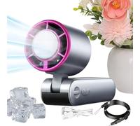 Handheld Fan - 199-Speed Ice Cooling, Rechargeable, Stepless, Portable