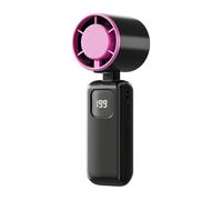 Handheld Fan, 199 Wind Speed Foldable, 2.05x2.09x6.1 Inch Compact Device, Cooling Tool with Travel Style, Outdoor Supply with Stadium Use, Accessories for Women Men Kids Adults Backpacking Dormitory