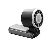 Handheld Fan, 5 Speeds Rechargeable Blower Device With Digital Display | Small Personal Fan for Travel Vacation Camping Hiking Backpacking Beach Picnic Outdoor