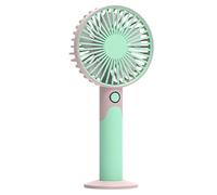 Handheld Fan - 6 Wind Speeds Rechargeable Fan | Portable Desk F́an, Lightweight Cooling Device For Travelers Students Home Travel Camping Backpacking Hiking Beach Picnic Dormitory Office Gym Comfort