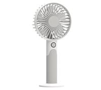 Handheld Fan - 6 Wind Speeds Rechargeable Fan | Portable Desk F́an, Lightweight Cooling Device For Travelers Students Home Travel Camping Backpacking Hiking Beach Picnic Dormitory Office Gym Comfort