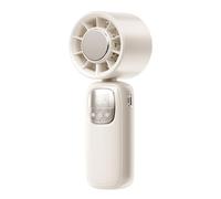 Handheld Fan, Personal Small Fan, LED Display Cooling Device, Foldable Compact Design, Adjustable Speed Settings, Ideal for Travel, Hiking, Makeup, Outdoor Activities, Vacation, Commutes, Working