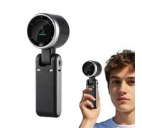 Handheld Fan - Silencieux Foldable Neck Wind Blower, Rechargeable Pocket | Smart Ice Compress Phone Holder Feature | Beach Truck Kitchen Tent School, Built-In Power Bank Multipurpose Cooling Appliance