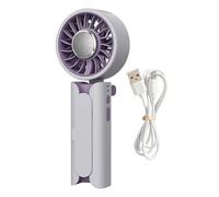 Handheld Fan USB - Clip On Rechargeable Portable Fan | Adjustable Personal Cooling Fans For Indoor Outdoor Travel Hiking Camping Beach | Mini Travel Hand Fans For Home Gym Office Running