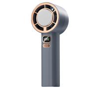 Handheld Fan - USB Rechargeable Design, 1-120 Speed Adjustable LED Display, Powerful Turbine Cooling Fan, 3000mAh Battery | Portable Hand For Beach Workplace School Vacation Hiking Home