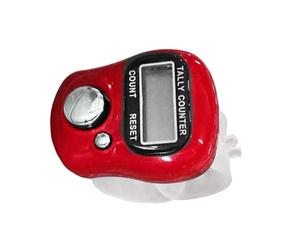 Handheld Finger Clicker - Electronic Tally Counter, LCD Display Ring | Portable Finger Counting Device, Digital Ticker for Goods Crochet Events Workouts Sports School Swimming Men Women Kids