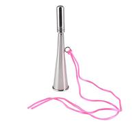 Handheld Foghorn 304 Stainless Steel | Emergency Marine Horn for Boats/Sailing/Yachts | Mouth Operated Horn with Lanyard | Sturdy Boat Accessory