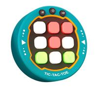 Handheld Game, Strategy Training Board, Connect 3 Puzzle Toy, Classic Grid Game Colorful Compact Design, for 3-5 Years Old, Kids Learning, Brain Development, Travel, Thinking Skills