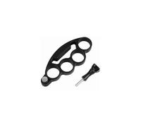 Handheld Knuckle Finger Grip for GoPro Hero 7 6 5 for Xiaomi Yi 4K SJ4000 SJ5000 SJ6000 for EKEN H9 Action Camera Selfie Accessory, Model: Black