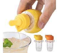 Handheld Lemon Juicer, 2 Pieces Citrus Press Squeezer, Portable Kitchen Tool, Food Prep Category, Reliable Lightweight Juice Extractor, Suitable For Home Picnic Restaurant Bar Cafe Camping Party