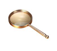 Handheld Magnifying Mirror Reading Magnifying Glass Metal Magnifying Glass Portable Magnifier Reading Magnifier