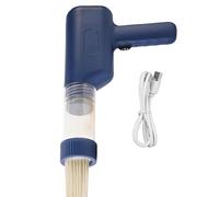 Handheld Maker, Electric Noodle Cutter, Automatic Dough Press, Compact Easy-Use Design with Homemade Spaghetti Machine for Home Cooking, Preparation, White and Blue