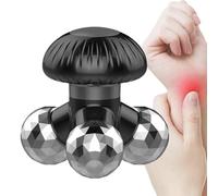 Handheld Massager - Mushroom Shaped Vibrator Roller | Electric Back Massager | Massage Design Tool For Neck Shoulder Hand Foot Women Men Adult Indoors Outdoors