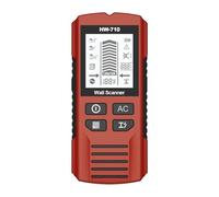 Handheld Metal Detector Wand,Portable LCD Display and Audio Metal Detector - Multifunctional Stud Finder Tool, High-Sensitivity Security Scanner for Concrete, Construction