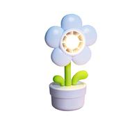 Handheld Mini Portable Fan 3 Speed Wind Blower Device, Compact Size USB Rechargeable Fan, ABS Material Flower Pot Design, Mignon Desktop Personal Cooling Gadget, for Kids Students Bedroom Outdoor Use