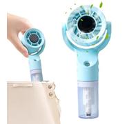 Handheld Misting Fan 3 Speeds Mini Rechargeable Wind Bags Without Blower