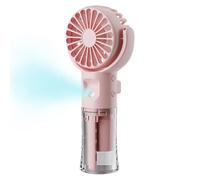Handheld Misting Fan, USB Rechargeable, 4 Gears, Small, Mist Spray