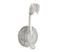 Handheld Shower Head Holder, Rotatable No Drill Mount, Adjustable Ergonomic Wand Bracket, Strong Adhesive Showerhead Stand for Apartment, Dorm, Bathroom, 7.09x2.95x2.17 Inches