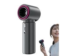 Handheld Small Fan - Ntelligent Outdoor Travelhand Fans | 5 Speed Strong Airflow | Intelligent Travel Accessories for Camping | Personal Strong Wind Hand Held Travel Fan | Weddings, Sports Games