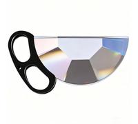 Handheld Special Effect Filter,Photography Filters,Half Round Kaleidoscope Prism,79/100/150mm,Photographic Video SLR Camera Accessories(150mm)