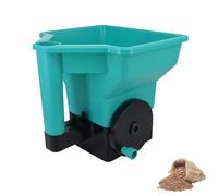 Handheld Spreader Planting Tool,Reusable Garden Supplies Fertilizer Spreader,Portable Lawn Spreader,Large Space Capacity Broadcast Fertilizer Spreader Garden Seeder For Residential Farm (Blue)