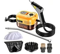 Handheld Steam Cleaner-2500W High Temperature Pressurized Steamer with 6 Levels, Car Engine Steam Cleaner, Limpiador a Vapor Para Carros, Detailer Steamer for Furniture, Car, Windows (D1)