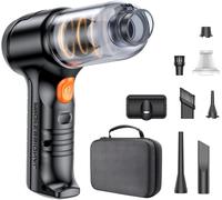 Handheld Vacuum Cleaner,4 In 1 Suction Super Powerful Cordless Car Vacuum Cleaner,Brushless Motor,Mini Car Vacuum Cleaner With Storage Box For Sofa,Home,Car