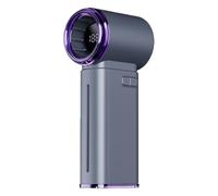 Handheld - Ventilateur de turbo portable rechargeable - Petit ventilateur personnel de turbo réglable portable rechargeable - Outil de refroidissement avec affichage numérique