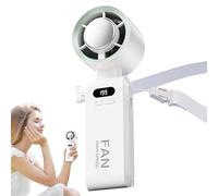 Handheld Ventilateur portable de refroidissement pliable, ventilateur de climatisation à main, outil de ventilation de batterie de 3600 mAh pour l'école,