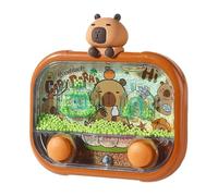 Handheld Water Games, Capybara Double-Button Toss Toys, 5.11x4.92x0.78 Inches Bead Game with LED Light, Compact Design with Easy Play, Fun Toy for Children Boy Girl Youth Adult Student Travel & School