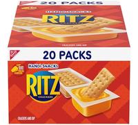 Handi-Snacks RITZ Crackers 'N Cheesy Dip Snack Packs, 20 paquets de collations