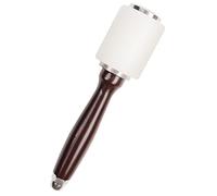 HANDI STITCH Maillet Cuir 20,5 cm - Maillet Caoutchouc de Nylon avec Manche en Bois - Outils pour Couture, Maroquinerie, Travail du Cuir, Sculpture, Poinçonnage et Estampillage