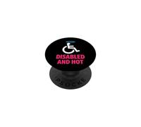 Handicap and Hot Disability Pride Body Positive Confiance PopSockets PopGrip Adhésif