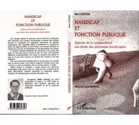 Handicap et fonction publique Apports de la jurisprudence aux droits des personnes handicapées - Rémy Fontier - L'harmattan - broché - Livre