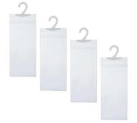 Handicap Lot de 4 supports de plaque pour permis de stationnement pour personne handicapée et handicapée avec crochet de suspension - Plaque de protection en PVC - 29,5 x 12,7 cm - Transparent