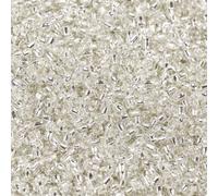 Handicraft Emporium | Perles de rocaille en verre | Doublées | 450 g | 2 mm | Blanc