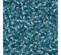 Handicraft Emporium | Perles de rocaille en verre | Doublées | 450 g | 2 mm | Turquoise pâle