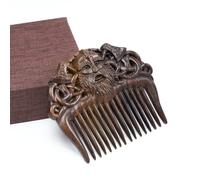 Handicraftviet Peigne en bois sculpté à la main, peigne viking en bois pour homme, barbe et moustache, cadeaux uniques pour papa, grand-père - Viking 1