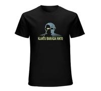 HANDINGMIAO Klaatu Barada Nikto Mens T-Shirt The Day The Earth Alien Quotetoodtill Alien Size 3XL