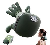 Handiva Massager, N7 Neck and Shoulder Pro Hands,3D Shiatsu Deep Tissue Kneading, Simulated Human Hand Cervical Trapezius Neck Massagers,3-Speed Adjustment for Necks, Back (green)
