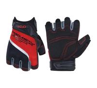 HANDLANDY Gants de Travail Sans Doigts pour Hommes, Gants de Travail à Demi-Doigts Avec Une Prise AntidéRapante, Amortissement Des Chocs et Respirabilité Rose L