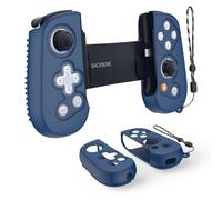 Handle Étui de protection pour manette de jeu mobile Backbone One avec cordon de suspension, coque en silicone compatible avec poignée de manette de jeu mobile Backbone One 1ère et 2e génération (bleu