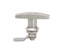Handle Lock T-type 304 Stainless Steel Distribution Box | Door Lock Control Cabinet Cabinet Cabinet Cabinet Lock(With lock cylinder)