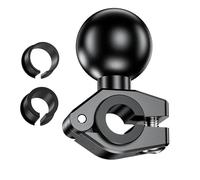Handlebar Ball Rail Mount - Base de pince de vélo de 1 pouces | Sturdy Universal Bike Accessory Holder for Mounting Lights, GPS, Action Cameras, Phone Holders, Suitable for Road, Mountain, and Urban