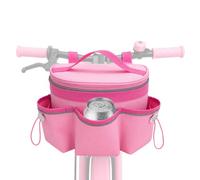 Handlebar Basket Bike Accessories Reflective Strip Multi-Pocket Top Handle | Practical Bike Basket For Kids Reflective Strip Multi-Pocket Top Handle Universal, Handlebar Basket Accessories For Boys Girl
