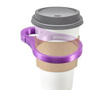 Handlebar Cup Holder, Bicycle Drink Mount Bracket, Portable Anti Slip Beverage System, Abs Clamp Build Structure, Sport Cycling Design Style, Outdoor Use for Mountain Trail Road