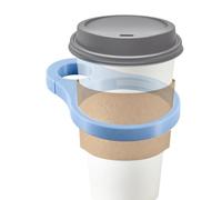 Handlebar Cup Holder, Bicycle Drink Mount Bracket, Portable Anti Slip Beverage System, Abs Clamp Build Structure, Sport Cycling Design Style, Outdoor Use for Mountain Trail Road